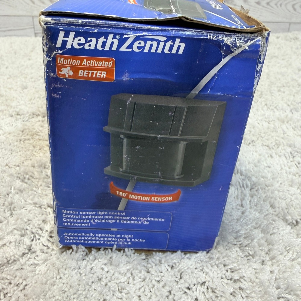 Heath Zenith HZ-5407-BZ 180 Degree Motion Sensor Bronze 500W Replacement NOB